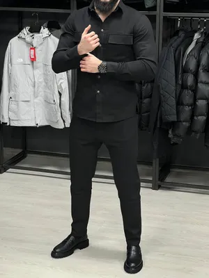 Erkaklar uchun jinsi kostyum (yozgi-kuzgi)