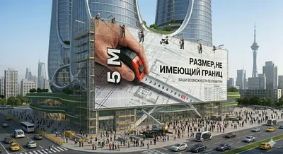 Ваш фасад — ваша лучшая реклама! УФ-печать на сетке 5м 1