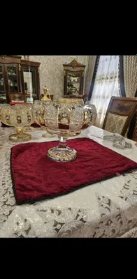 1 фруктовая чаша, 2 конфетницы. Оригинал, Чехия, новые 1