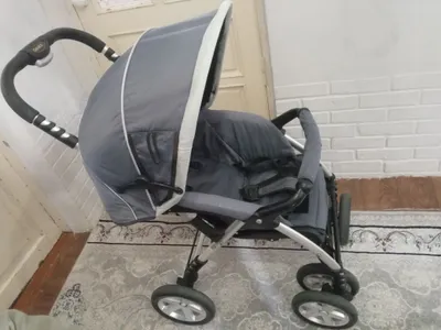 Bolalar aravachasi, holati a’lo, yoz va qish uchun, o‘g‘il bolaga mos rang 1