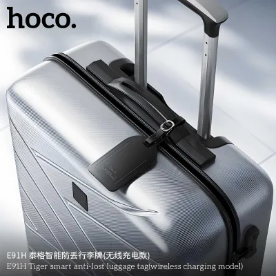 Hoco E91H Luggage Tag — yo‘qolishdan himoyalangan bagaj uchun smart-treker 1
