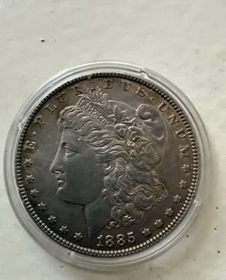 Morgan dollari, 1885-yil, kumush 1