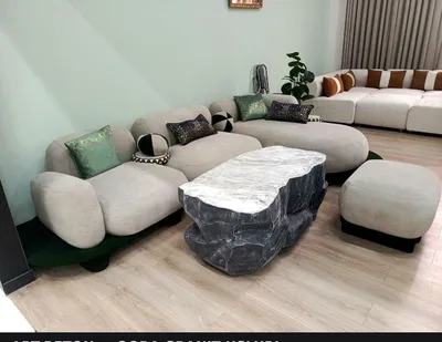 Арт бетон журнальный стол 1