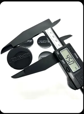 Шильдик для дисков RAYS BLACK 45 мм 1