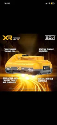 Аккумулятор Dewalt DCB2104 1