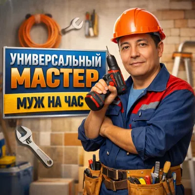 Универсальный мастер с опытом 30+ лет | Строительство и муж на час 1