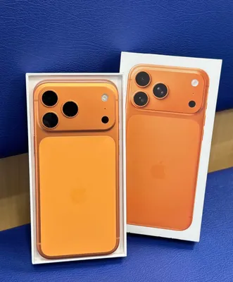 iPhone 17 ProMax 256 ГБ, Orange, аккумулятор 93%, оригинальный 1