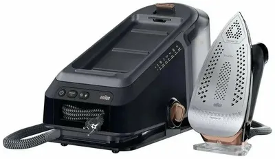 Утюг с парогенератором Braun IS7286BK, Вертикальное отпаривание 1
