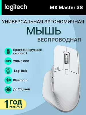 Logitech MX Master 3S simsiz sichqoncha 1