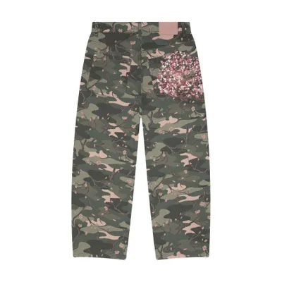 Sakura kashtali keng kamuflyaj jinsi shimlar Y2K 1