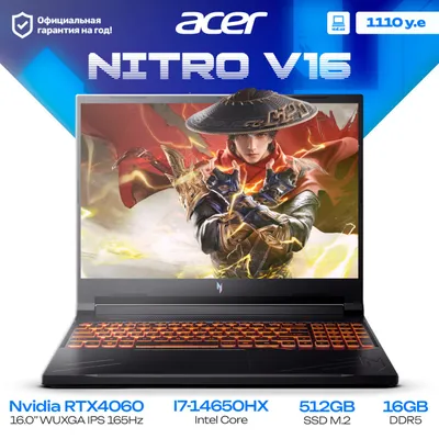 Acer NITRO V16 o‘yin noutbuki