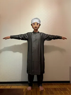 Erkaklar musulmon kostyumi (shalvar va kamiz) 1