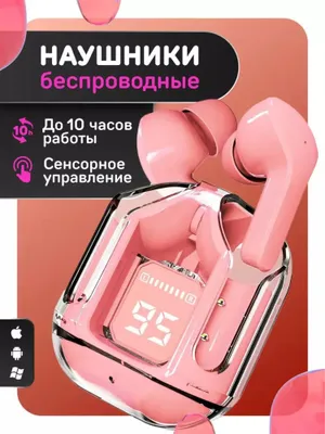 Беспроводные наушники с дисплеем и микрофоном 1