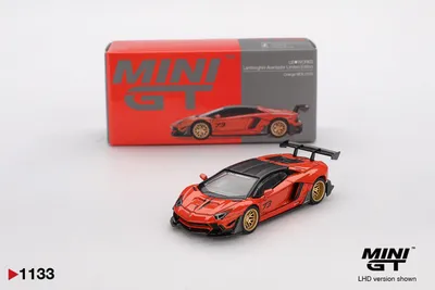 1:64 Mini GT Lamborghini Aventador машинка авто 1