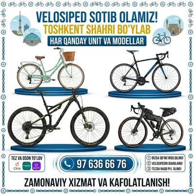 Velosiped sotib olamiz