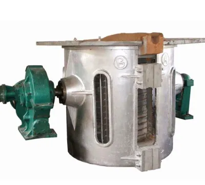 Qora va rangli metallarni eritish uchun KGPS-GW-250/180 induksion pechi 1