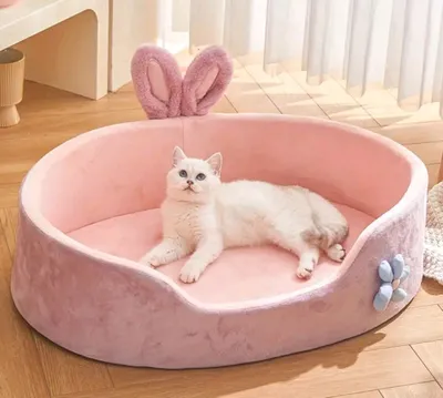 лежанка для кошки  низ стираемый. отстёгивается 1