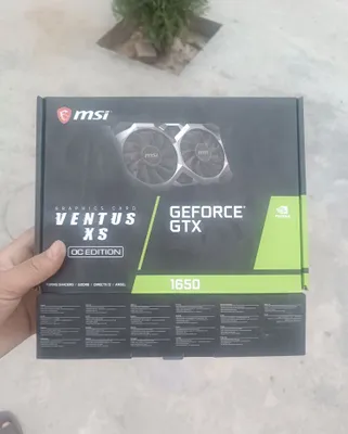 MSI GTX1650 D6 Ventus XS GDDR6 4 ГБ / 128 бит, карта с заводской пломбой 1