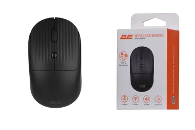 2E MF218 Silent WL BT Black sichqonchasi 1