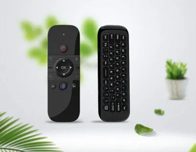 Klaviatura va ovozli boshqaruvga ega M8 Air Mouse. Texnologiya: Foydalanadi 1