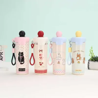 Термос с трубочкой