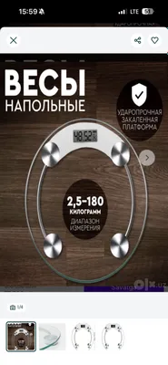 Весы Наполный toroz 180kg 1