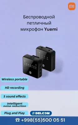 Беспроводной петличный микрофон Yuemi 1