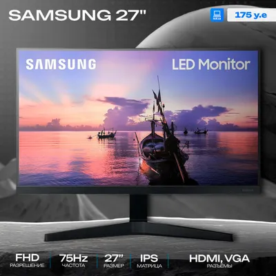 SAMSUNG 27" LF27T350FHIXCI monitori