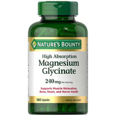 Магний Глицинат Magnesium Glycinate 240 mg, 180 капсул из Америки 1