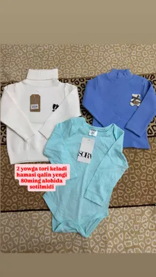 Detski kiyimlar ogl bollarga yengi 2 yowga