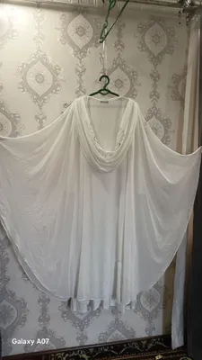 Abaya. Ayollar abaya ko'ylak. Oq rangli 2