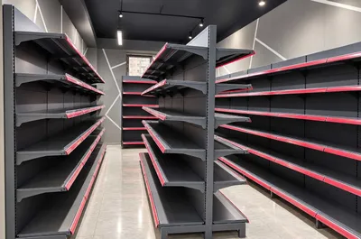 Металлический стеллаж / металлическая полка / готовые в наличии / магазин продуктов / хозяйственный магазин