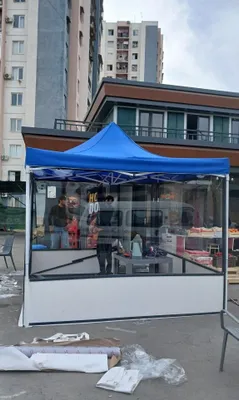 Изготавливаем и устанавливаем баннеры, тенты, прозрачную плёнку и капсулы 1