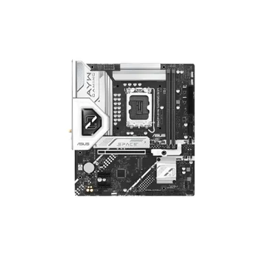 ASUS B860M AYW Gaming WiFi 2xDDR5 LGA1851 White anakartasi 1