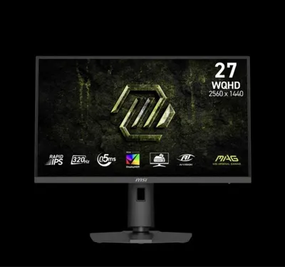 MSI MAG 274QPF x32 27inc WQHD IPS 2K 320hz HAS STAND o‘yin monitori