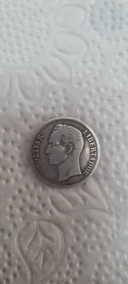 Venesuelaning 1945-yildagi 1 bolivar kumush tangasi 1