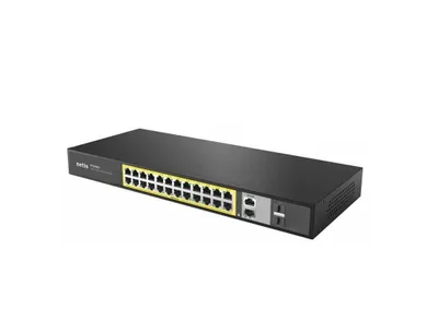 Netis P124GH 24xFE PoE+ 2xGE Uplink 2xSFP boshqarilmaydigan kommutatori 1