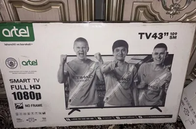 Artel Smart TV 43” Full HD 1080p televizori — yangi, qutisida! 1