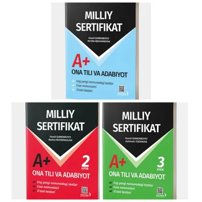 Доставка. Milliy sertifikat Ona tili va Adabiyot a+ 1