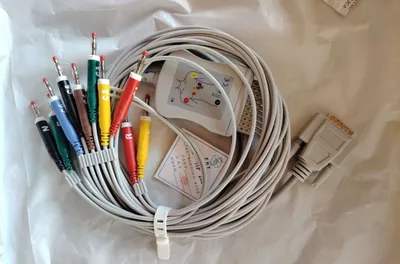 экг кабел ekg kabel , elektrokardiograf uchun. 1