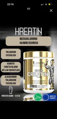 Kevin Levrone Gold Creatine kreatin monogidrati 300 gr
