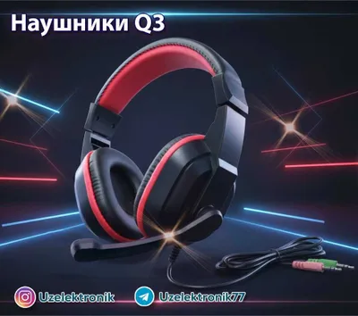 Наушники Q3 с микрофоном / Naushnik mikrofonli