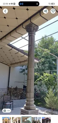 Услуги по заливке римских колонн 1