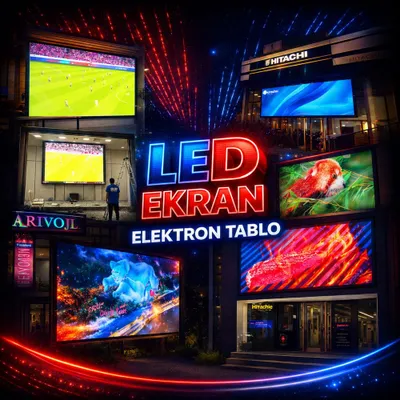 LED ekran Elektron tablo Bo'rtma harflar 1