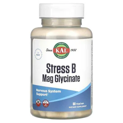 KAL Stress B Mag Glycinate Глицинат магния стресса B Stress B-Complex 1