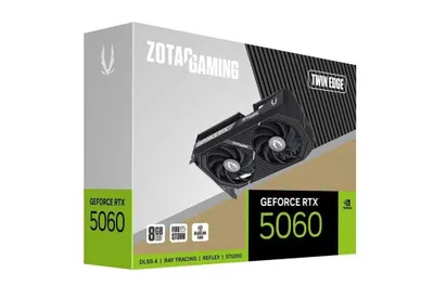 }ZOTAC GeForce RTX 5060 8GB GDDR7 Twin Edge videokartasi 1