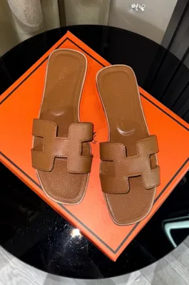 Hermes тапочки