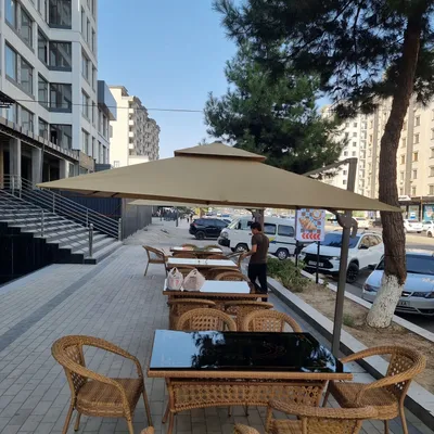 Sifatli zontiklar kafe restoran xonadonlar uchun to‘g‘ri tanlov. 1