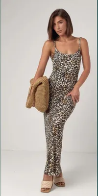 Uzun leopard sarafan 1