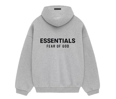 Худи essentials серое